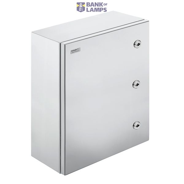 Metal housing, Width: 600 mm, Height: 800 mm, Depth: 200 mm, Brushed,  image 1