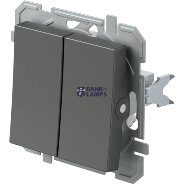 PUSH BUTTON 2GANG-1WAY 10A 250V~ AT XO 4415031 image 3