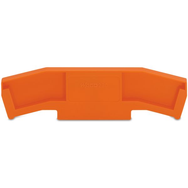 End and intermediate plate 5 mm thick orange image 1