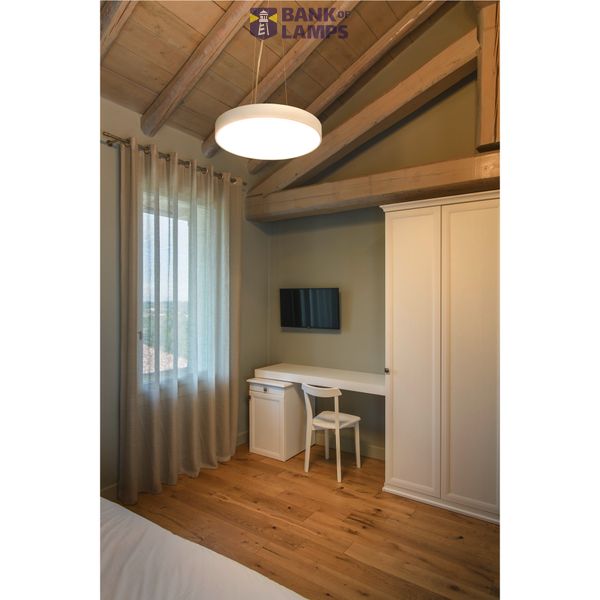 MEDO® PRO 60, wall- and ceiling-mounted light, round, 3000/4000K, 39W, DALI, Touch, 110°, white image 5