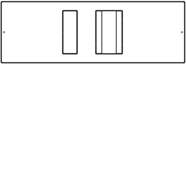MCCB kit 250A L600mm horizontal with differential image 1