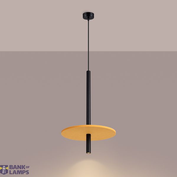 Pendant lamp FELTRO 1 black/yellow image 10