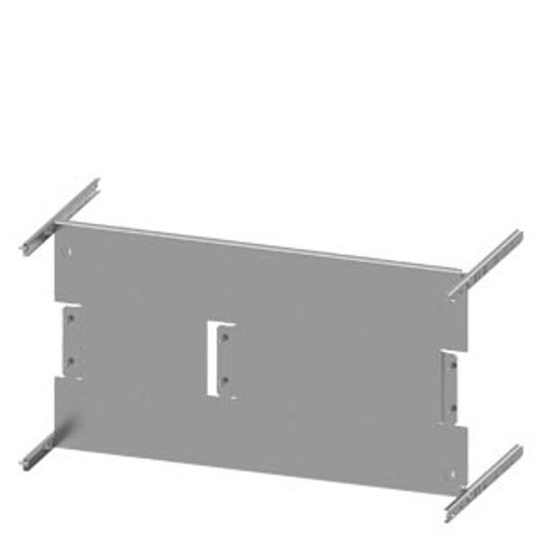 Mounting plate 3VA20 (100 A), 3-pole, 8US setup, H: 400 mm W: 800 mm image 1