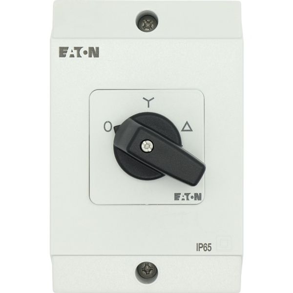 T3-4-8410/I2 Star-delta switches, T3, 32 A, surface mounting, 4 contact unit(s), Contacts: 8, 60 °, maintained, With 0 (Off) position, 0-Y-D, Design number 8410 image 4