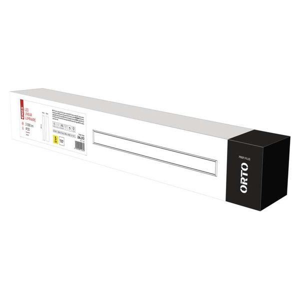 LED linear luminaire ORTO 19W, neutral white image 1