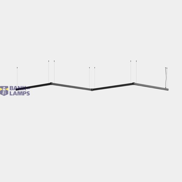 Lineal lighting system Apex "M" Pendant 80.4W LED warm-white 3000K CRI 90 ON-OFF Black IP20 6252lm image 1
