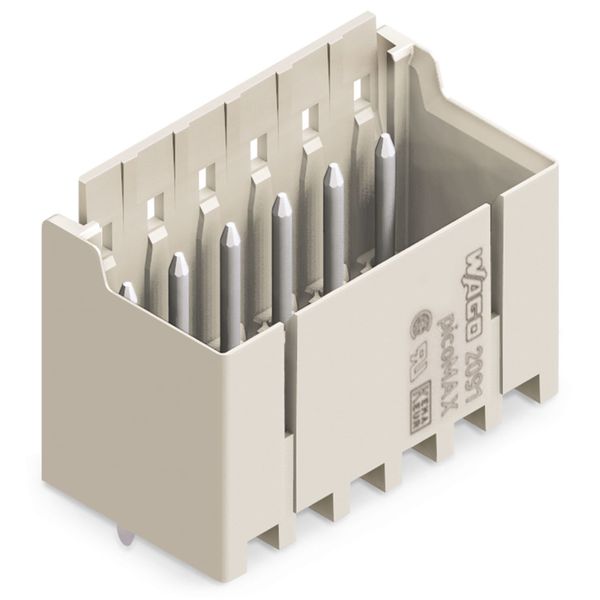 2091-1412 THT male header; 1.0 mm Ø solder pin; straight image 4