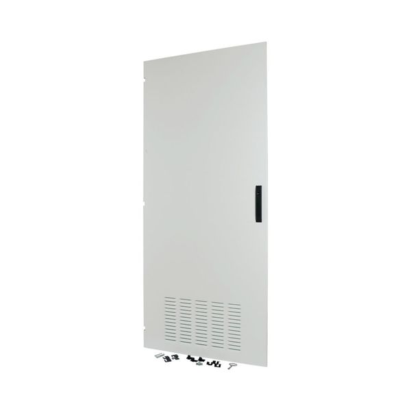 XLSD4L183 Section door, ventilated IP42, hinges left, HxW = 1800 x 300mm, grey image 3