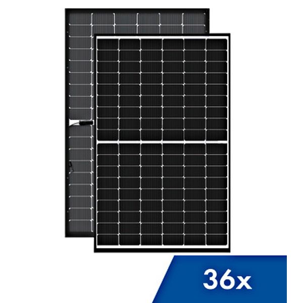 Sunrise Aquaman 440W, GlassGlass, Bifacial, blackframe, pal image 1