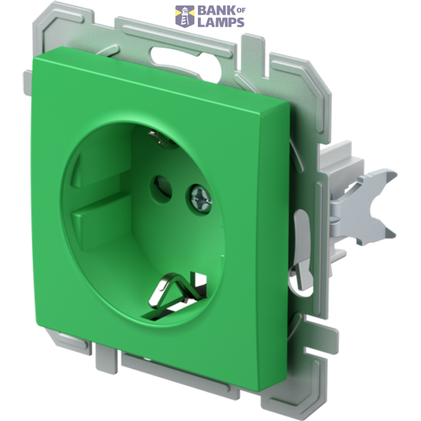 SOCKET SCHUKO 2P+E 16A 250V~ GR XO 4417010 image 3