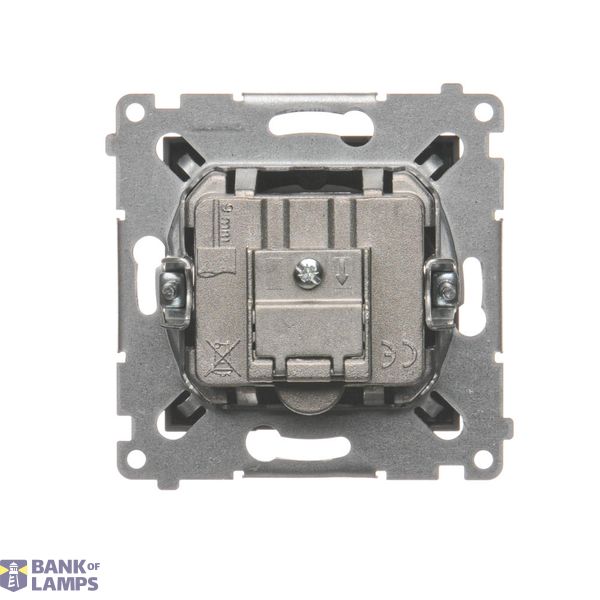 Key for a single roller blind for switches and electronic controllers, Gold matt, metalic image 1