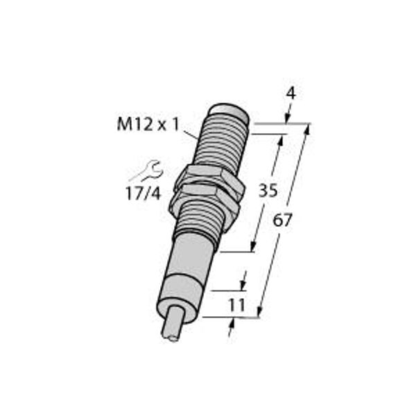 Inductive Sensor For Harsh Environments and Temperatures up to 120°C   NI4-EM12D-AP6/S120 image 1