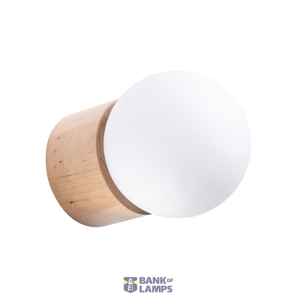 WALL LAMP BOOMO NATURAL WOOD G9 1X8W IP20 image 3
