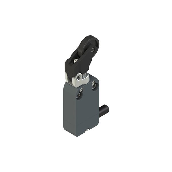 Modular prewired switch with adjustable offset roller lever image 1