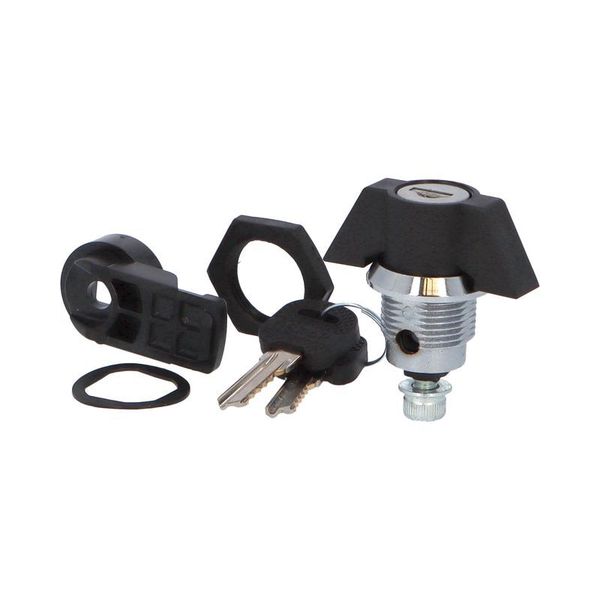 Lock 39122 plastic with metal insert for MAGNA 39123, 39134 and 39145 distribution boards image 2