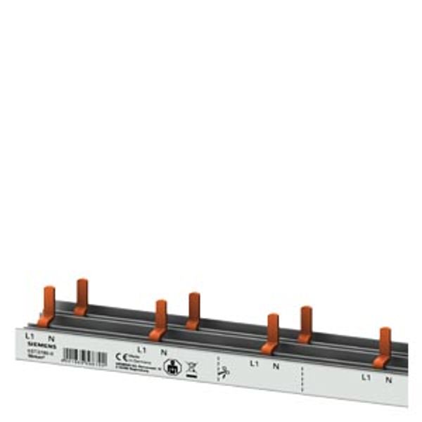 compact Pin Busbar, 10mm2 connection: 1p/N AFDD 5SM6 + compact device 1 MW + auxiliary image 1