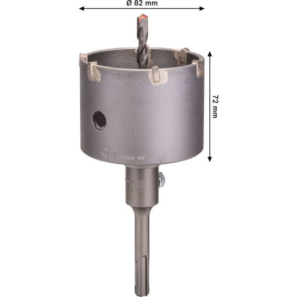 3-piece core cutter set, SDS-plus 82 x 54 mm image 2
