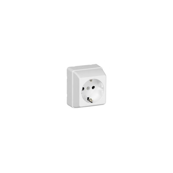 EARTH SOCKET (SCHUKO TYPE) ORANGE image 1