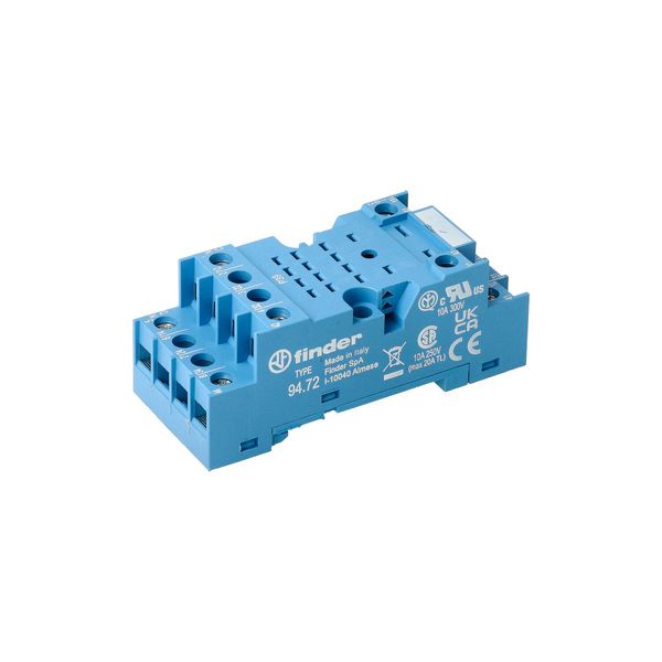 Screw socket blue for 35mm.rail, 55.32, 85.02 mod.99.01 (94.72) image 4