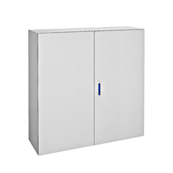 Wall-mounted enclosure 2 doors IP54 H=1200 W=1200 D=400mm image 1
