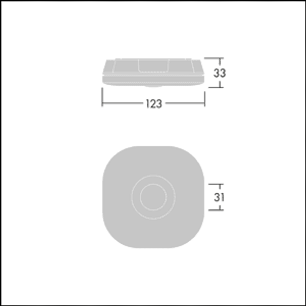 Voyager FIT MSC slim E3D NM WH - LED emergency luminaire image 3