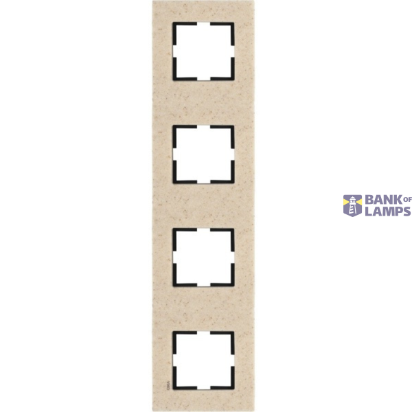 Novella Accessory Corian - Aurora Four Gang Frame image 1