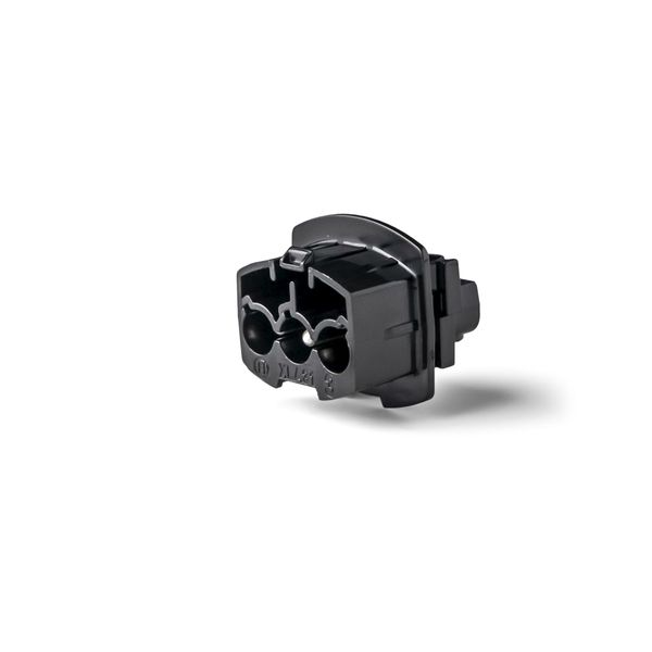 Coupler 3-pole 32A plug, black image 1