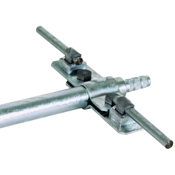 Connection bracket f. earth rods St/tZn D 25mm both-sided KS connec. R image 1