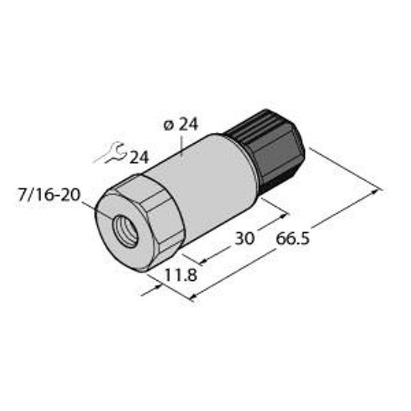 Pressure Transmitter With Current Output (2-Wire)   PT500PSIG-2045-I2-CM2.0 image 1