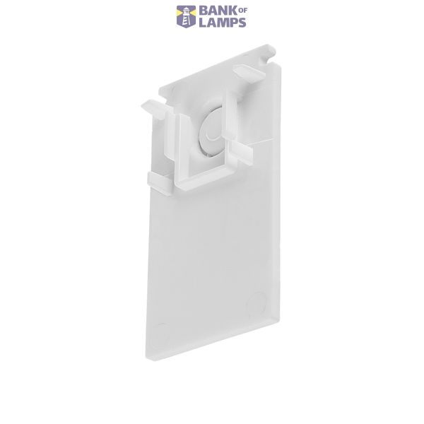 End cap for mounting track deep, 48V TRACK, white image 1