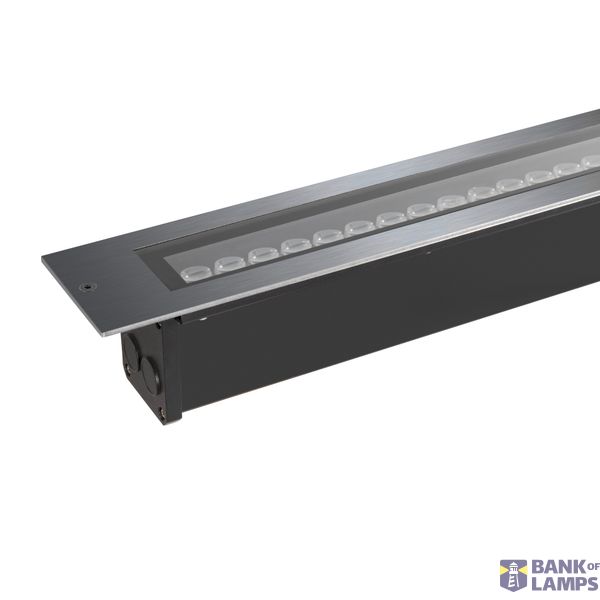 DASAR® 600, recessed floor light, 18W, 3000K, IP65/IP67, square, stainless steel image 3