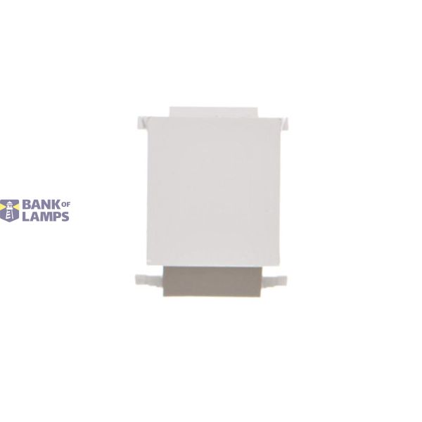 Blind for computer and telephone socket; white antibacterial image 1