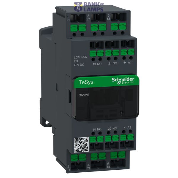 CTR Deca 25A 3P 48V DC Snap-in image 1