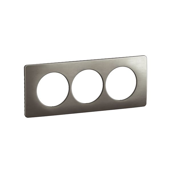 PLATE 3G 57MM SATIN STEEL image 5