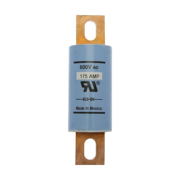 Eaton Bussmann series Tron KAC high speed fuse, 175A, 200 kAIC, Non Indicating, High speed fuse, Blade end X blade end, Stud image 18