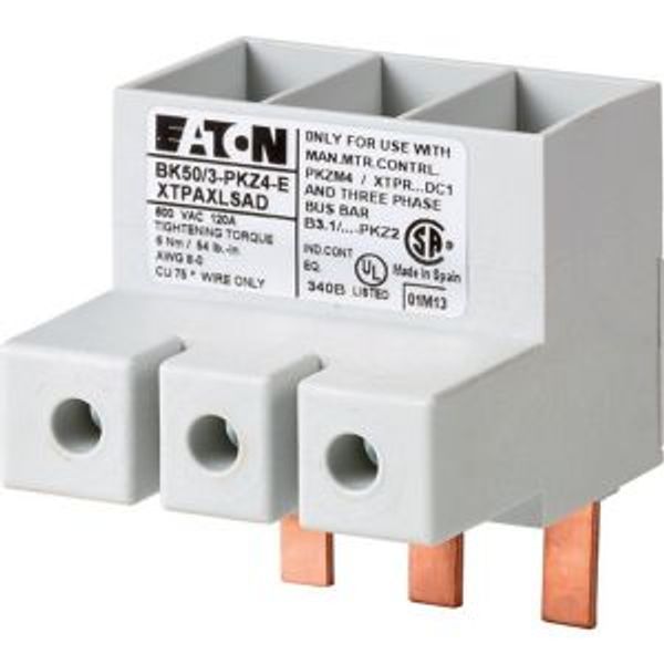 BK50/3-PKZ4-E Extension terminal, 3p, 50mm² image 11
