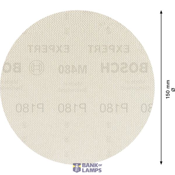 EXPERT M480 Sanding Net for Random Orbital Sanders 150 mm, G 180 50-pc image 3