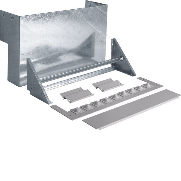 Wall bracket, CDC, size 2, with cover plate, 9 x plug slide, 50 - 185  image 2