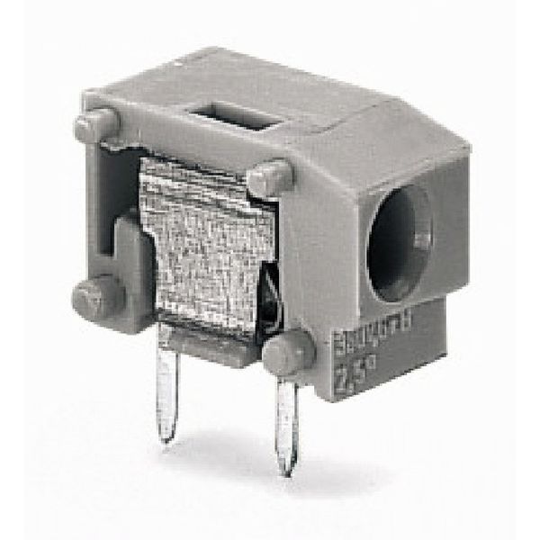 Stackable PCB terminal block 2.5 mm² Pin spacing 7.5/7.62 mm gray image 1