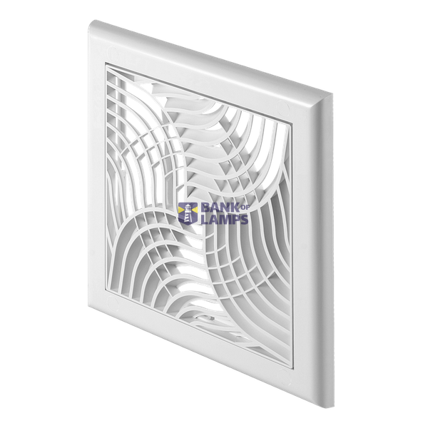 TX Series grille - with anti-insect net and shutter, inlet Ø100 image 1