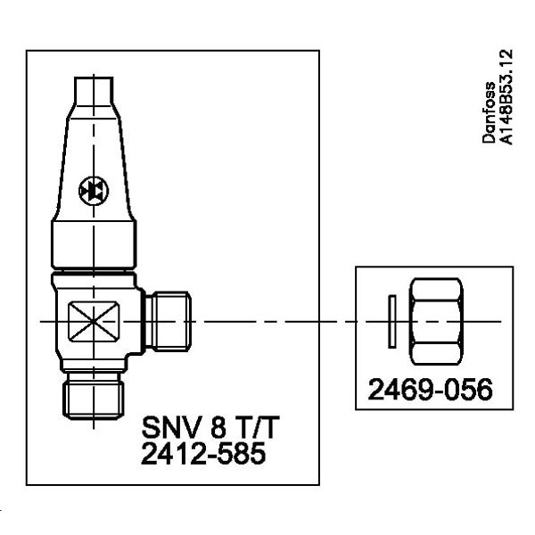 ACCESSORY BLIND NUT+GASKET G1/2 SS image 1
