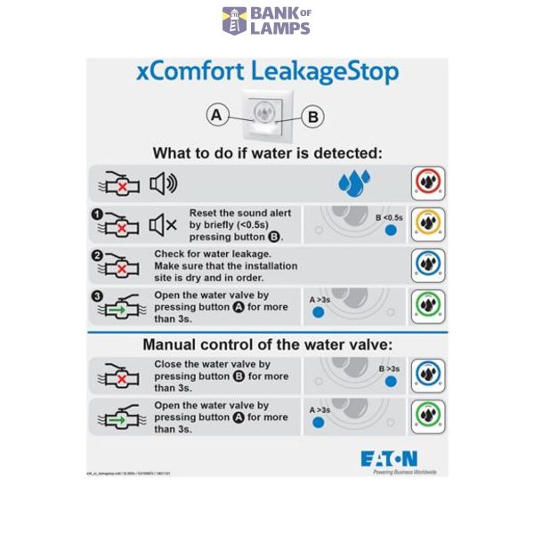 CMMZ-00/50 Eaton xComfort LeakageStop sticker image 1