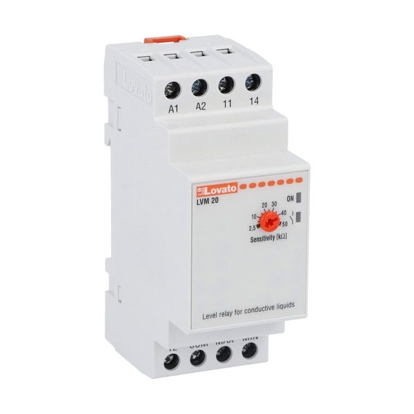 Level monitoring relay, modular version, single-voltage. Automatic resetting, 24VAC image 1