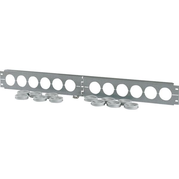 XTPPCUV1-H275W1000 Partition/cable gland for Power Section, HxW=275x1000mm image 3