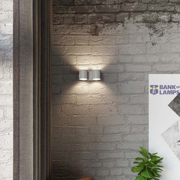 WALL LAMP ORBIS 2 GREY G9 2X40W IP20 image 9