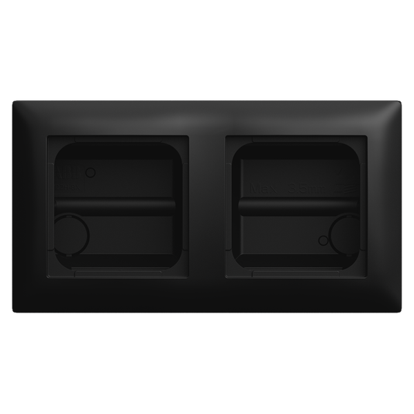 Surface-mounted housing 2-way Housing for corner mounting including frame 2-way image 1
