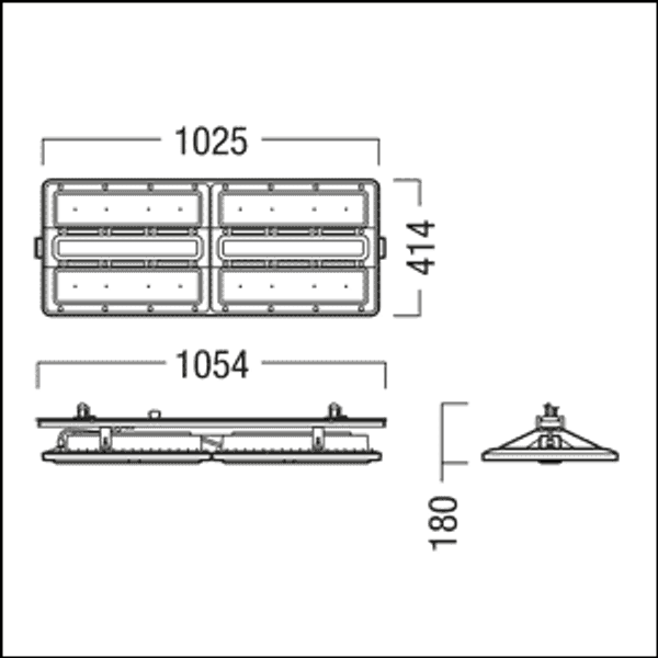 CR2PL L35k-840 PC WB LDO TEC-IP WH - LED high-bay luminaire image 2