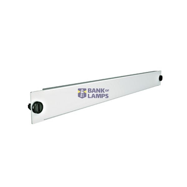 19" blank panel SnapIn 1U steel RAL9005 black PU10 image 1