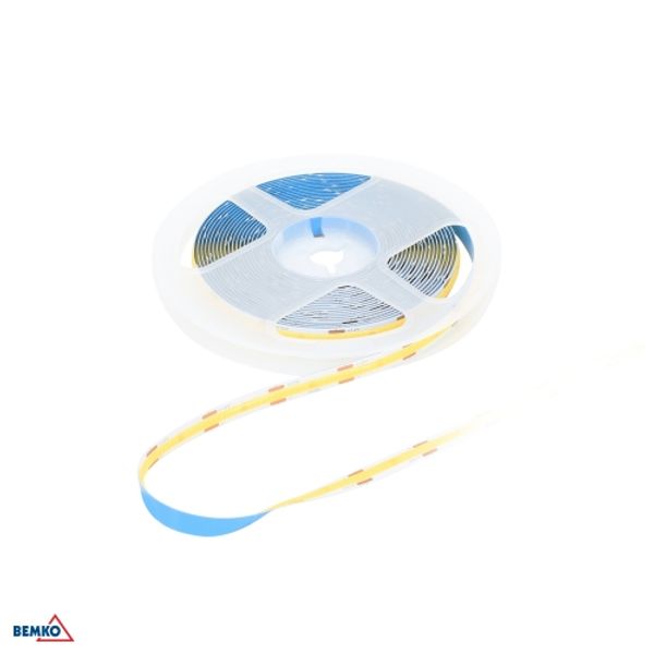 LED STRIP PREMIUM 12V DC COB 2400LED/5M 7W/1M IP20 COLD WHITE image 1