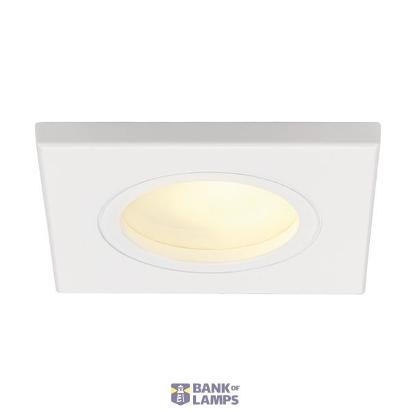DOLIX OUT GU10 SQUARE downlight, white, max. 35W image 1